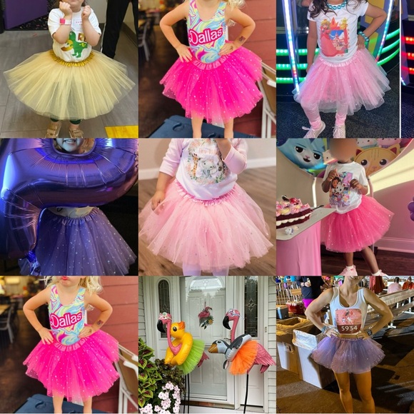 Purple Sparkle Tutu 4 full layer tutu fits baby to adult - Picture 3 of 7